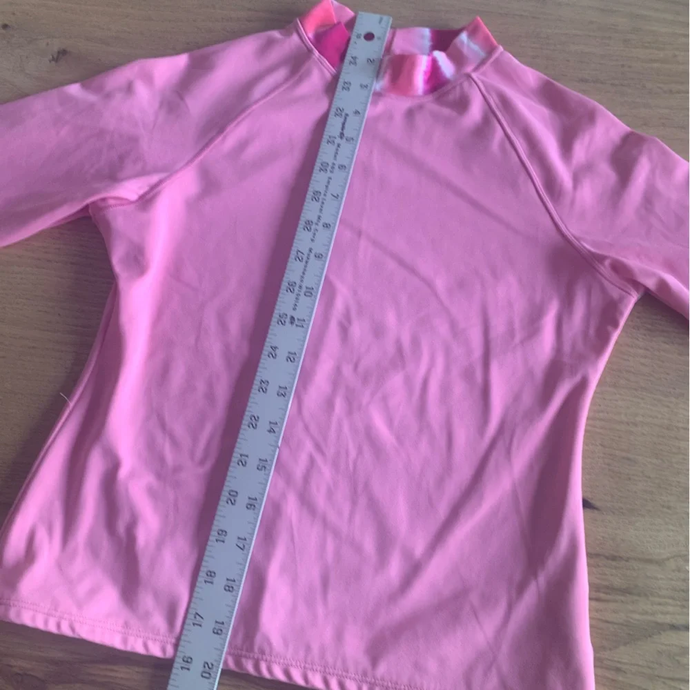 Lands End Tye Dye Rashguard Long Sleeve Pink Girls‎ Medium Preloved